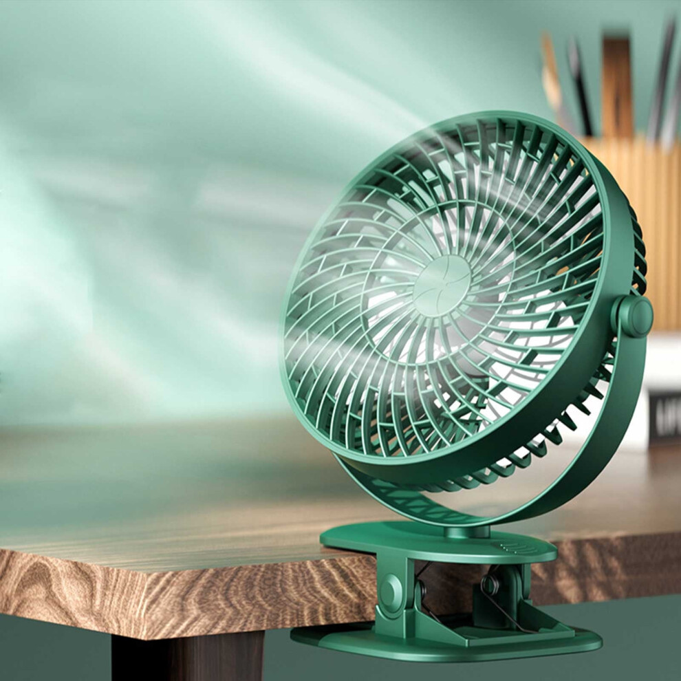 Kiplyki Clip-On Usb Fan 3 Speeds Ultra Quiet 972700167287