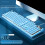 Quinlira Gaming Keyboard USB Wired Ergonomic Mechanical LED 1