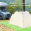 Solacol camping rug reversible tropical straw 12x20 ft 5