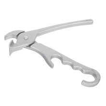 Stainless Steel BBQ Pizza Pan Tongs 2 Pieces