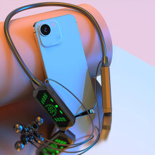 Quinlirra Sports Bluetooth-øretelefoner Smart støyreduserende trådløse in-ear-øretelefoner med magnetisk hals har lang batterilevetid Gaver til