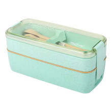 Cutie de prânz de Crăciun cu capac transparent, dublu strat din plastic1