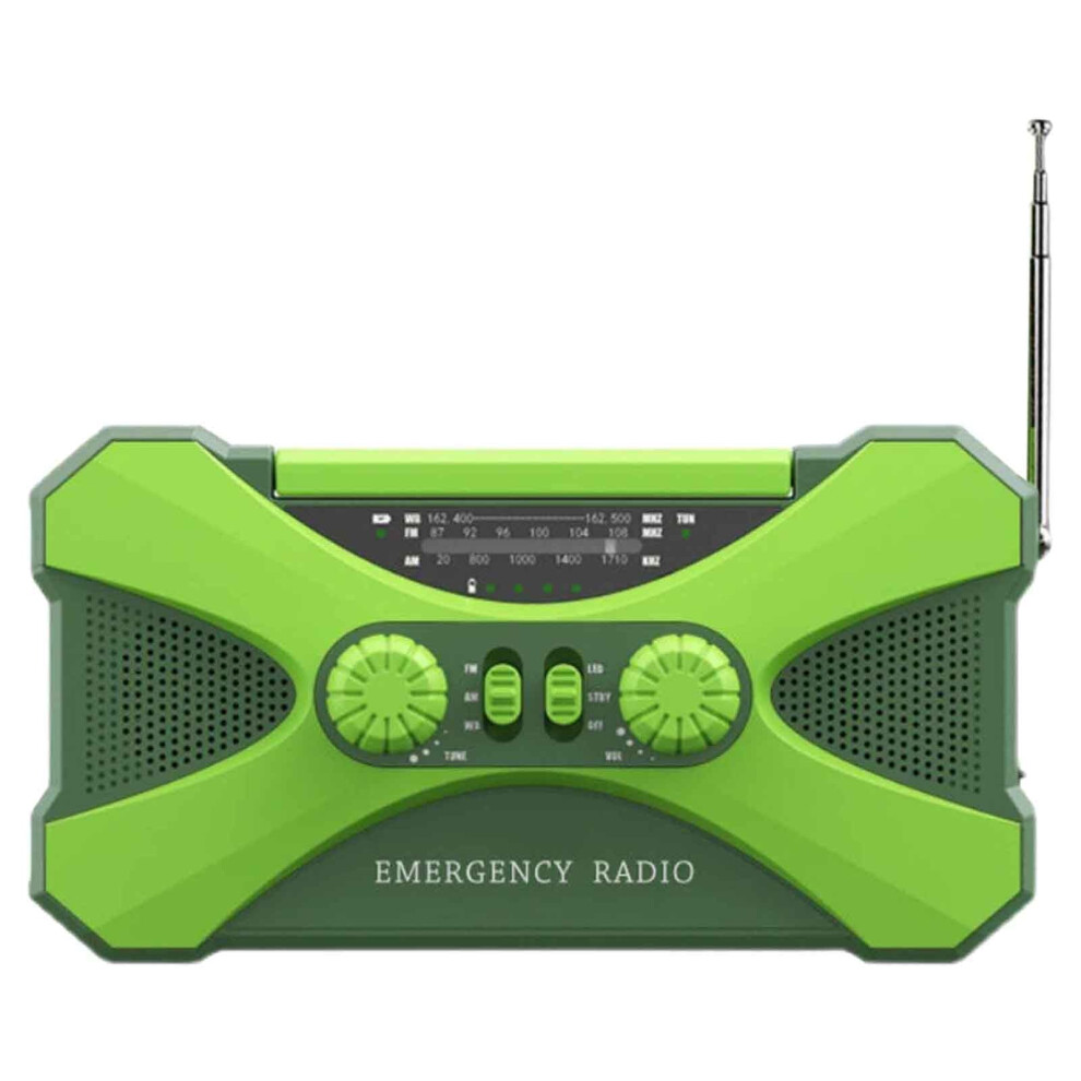 Emergency Hand Crank Radio Flashlight 10000Mah 972700583032