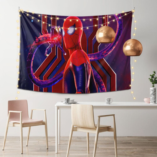 Tapeçaria de parede do Homem-Aranha para decoração de casa, 152 x 102 cm (60 x 40 polegadas) 1