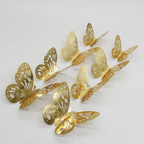 3D Butterfly Wall Decor Removable Stickers 12 pcs 1