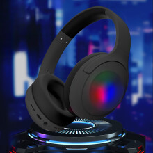 Wireless Foldable Gaming Headphones Bluetooth 5.3 with LED