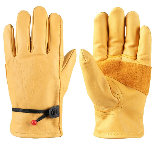 Cowhide Leather Work Gloves Heavy Duty 1 Pair