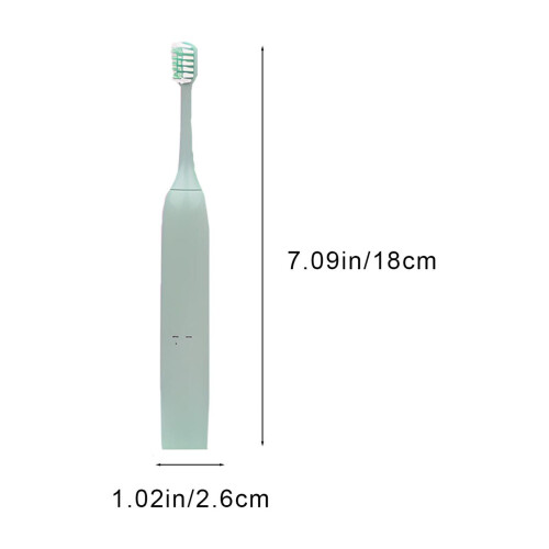 Portable sonic toothbrush with AA battery, 2000 strokes/min 2