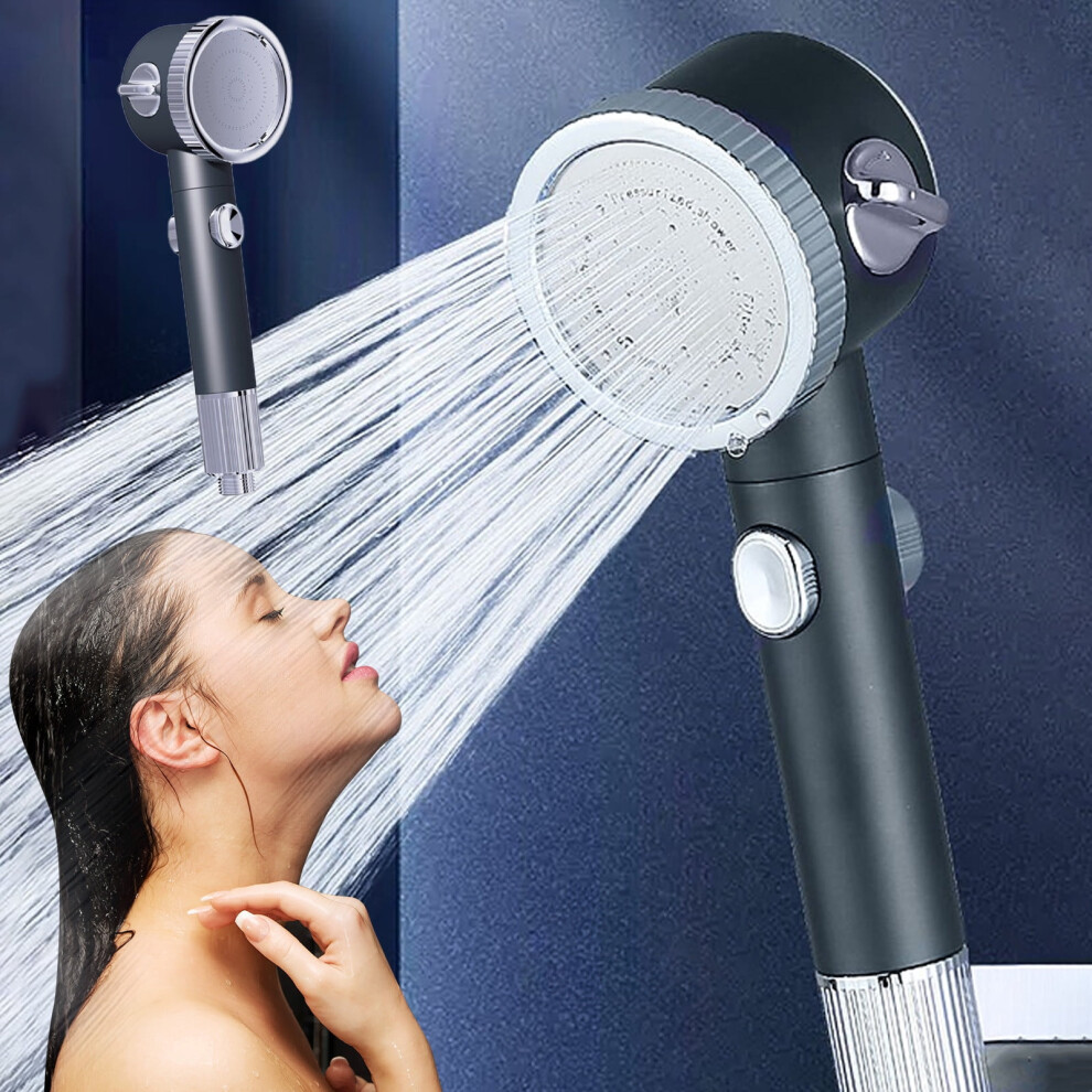 Quinlirra Pressurized Shower Head Handheld With Filter 908436323970