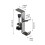 Garland Stocking Hanger No-Drill Adjustable Mantel Holder 4 3