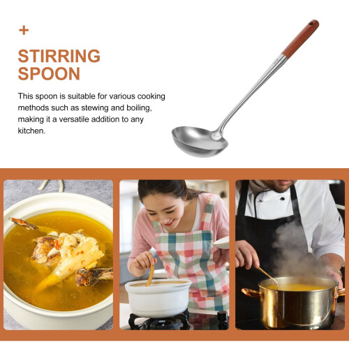 Cuillère à soupe à manche en bois 2
