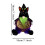 Halloween Decoration Faceless Gnome Candy Basket Black 3
