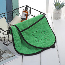 Microfiber Dog Drying Towel Soft Chenille 1 Pack