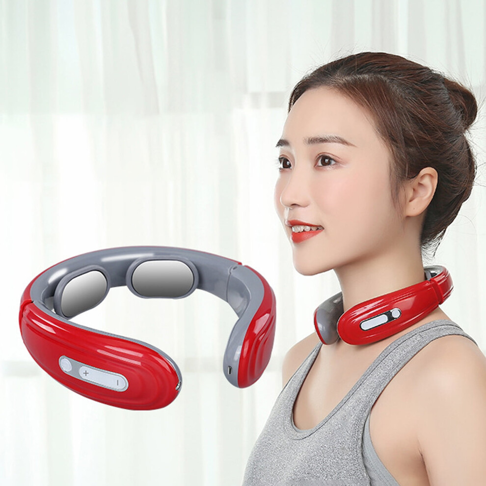 Electric Neck Massager with Heat 6 Modes 9 Levels