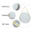 Wall Mounted Gold Round Mirror for Vanity Makeup 3