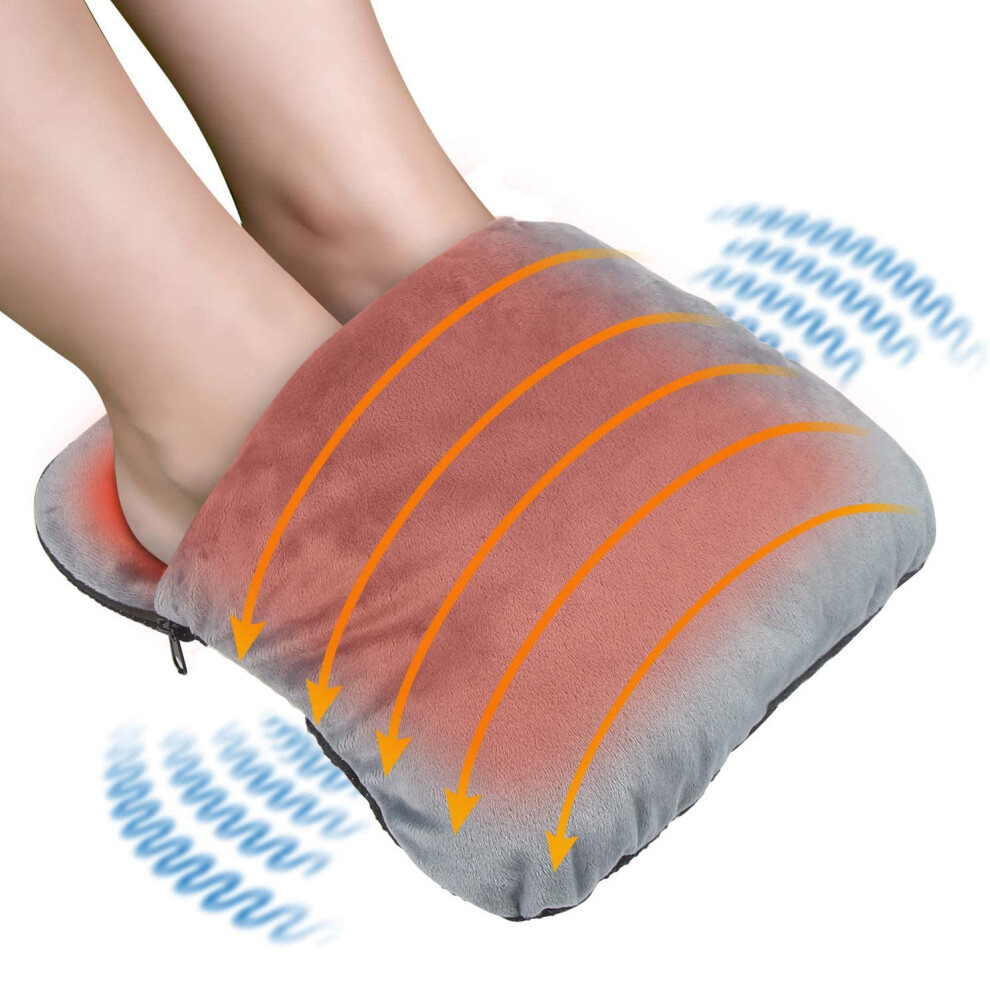 Foot Warmer with Heating and Massage 3 Settings Washable