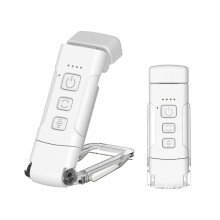 Lampe à pince Quinlirra Bookclip, lampe portable à pince rechargeable par USB, mini LED de protection des yeux pour la lecture, idéale pour le