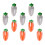 Carrot Candy Boxes Empty Fillable Egg Containers 10 pcs 1