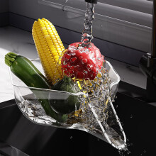 Panier égouttoir multifonctionnel Txmfgh pour évier (1 pièce)