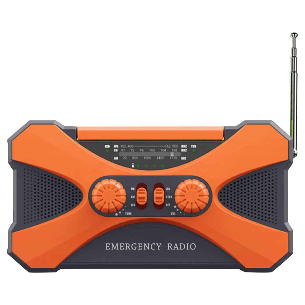 Emergency Hand Crank Radio Flashlight 10000Mah 908436318020