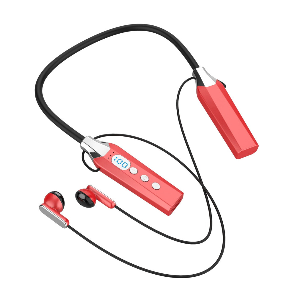 Valseel Neckband Bluetooth Headphones With Digital Display Light 908436322591