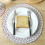Meuva round table mats PP thermal insulation 4 pcs teal lace 7