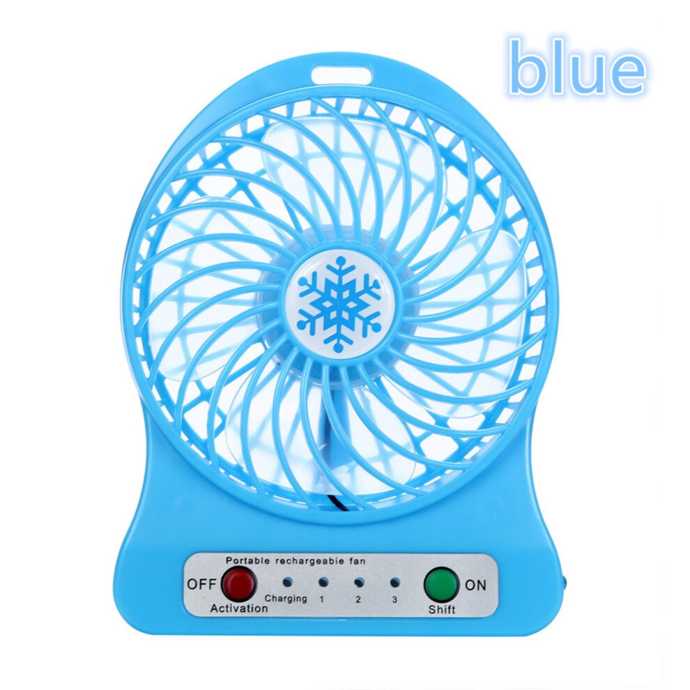 Valseel Led Desk Fan Portable Rechargeable 3-Speed 908436007337