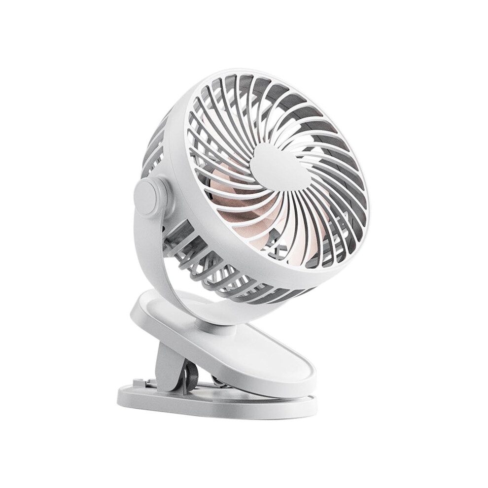 Valseel Portable Car Fan Usb Rechargeable Clip-On 908436002066