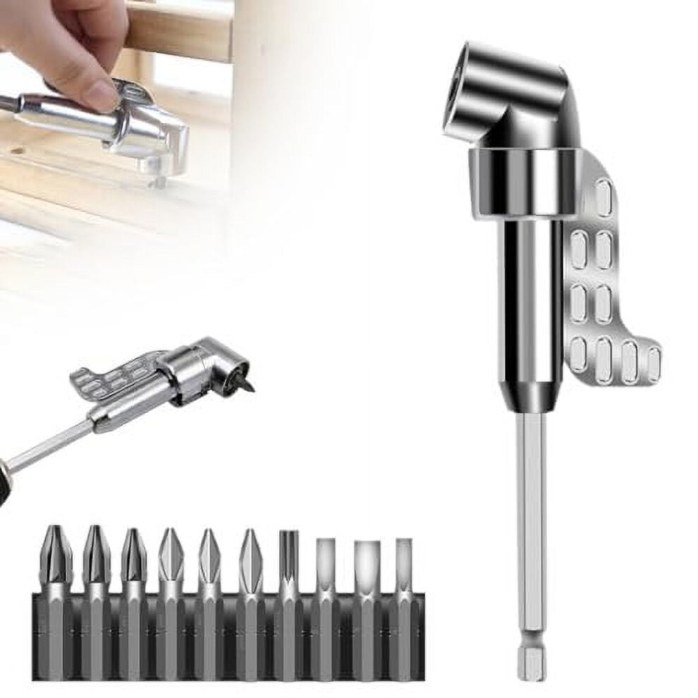 Right Angle Screwdriver Set 90 Offset Ratcheting Bit 908436331562