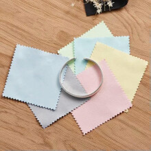 RSAMD polishing cloth for jewelry 8x8 cm green