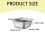 Stackable Square Sink Basin Space-Saving Smooth Edge 1 Pack 3