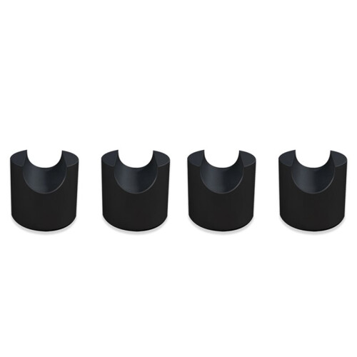 16pcs HIFI Cable Stand Booster Holder Support Frame Anti-Shock Foot Multi-Function Speaker Cable Trailing Pad Black 2
