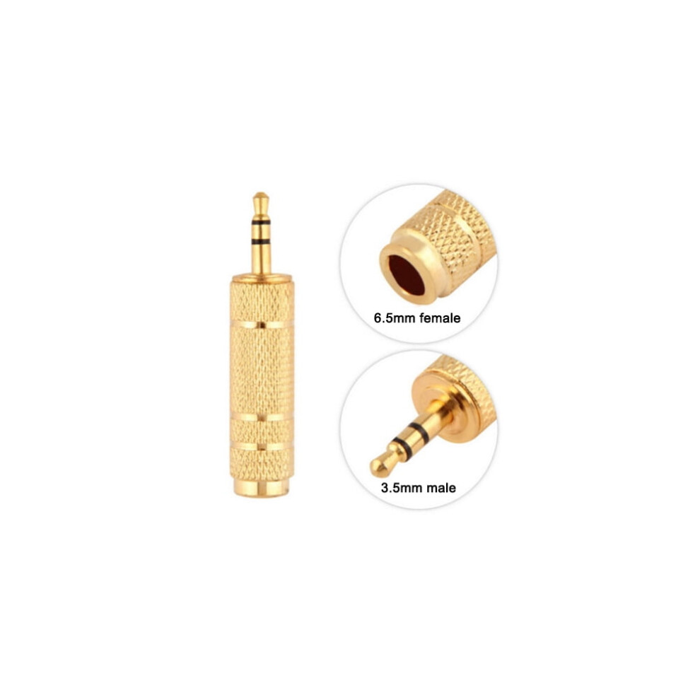 6.5Mm Female To 3.5Mm Male Stereo Audio Adapter Gold 971050890449