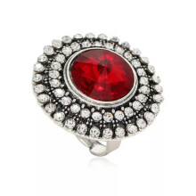 Bague vintage en cristal RSAMD pour femme (1 pièce)