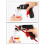 2X Car Sprays Adaptor Paint Handle Grip Airbrush Paint Full for Auto Polish Adapter Handle Trigger Tool 7