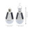 Solar LED Light Bulbs E27 1200mAh IP65 Waterproof 3