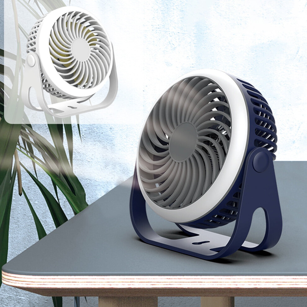 Ozmmyan Mini Portable Desktop Fan With Night Light 971050914503
