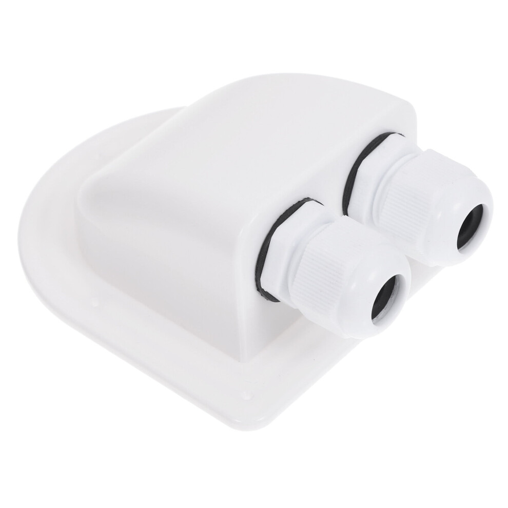 Abs Waterproof Dual Cable Entry Junction Box White 971050890319
