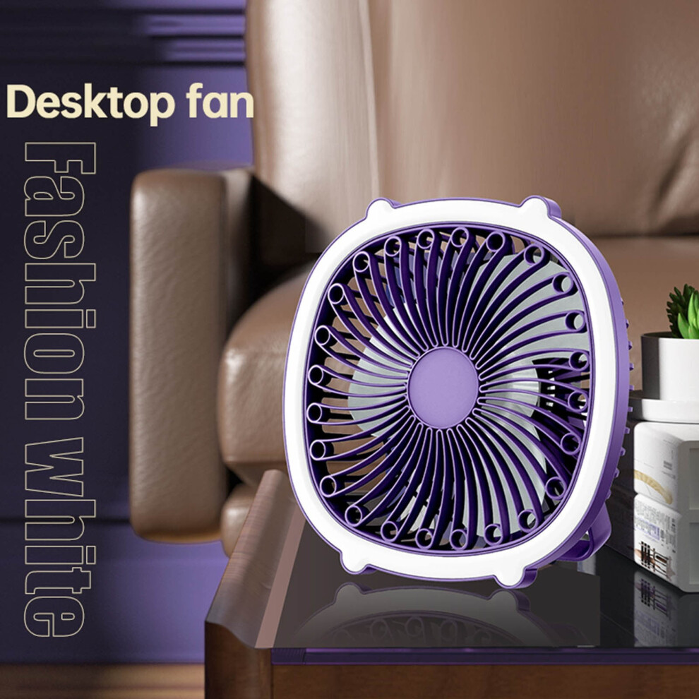 Ozmmyan Desktop Charging Fan Wall-Mounted Mini 12Cm 971050914350
