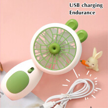 Ozmmyan nyári frissítő kézi ventilátor LED-es hordozható USB töltőlámpával, mini ventilátor, nyári megtakarítás