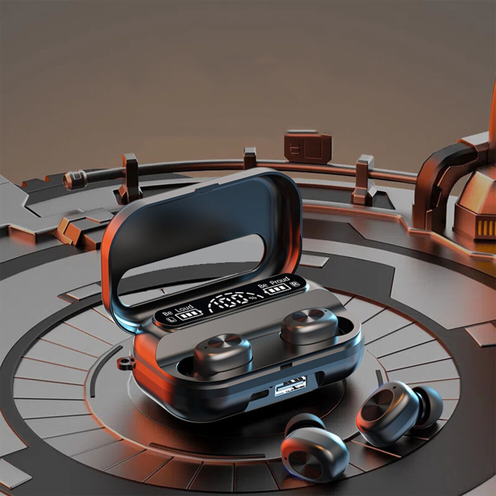 Ozmmyan Wireless Earbuds Bluetooth In-Ear With Charging Case Light 971050909820