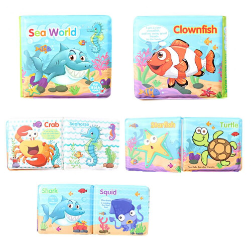 VALSEEL soft baby bath book waterproof educational toy 2