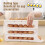 Egg Holder for Fridge 4-Tier Stackable Tray Gray 5