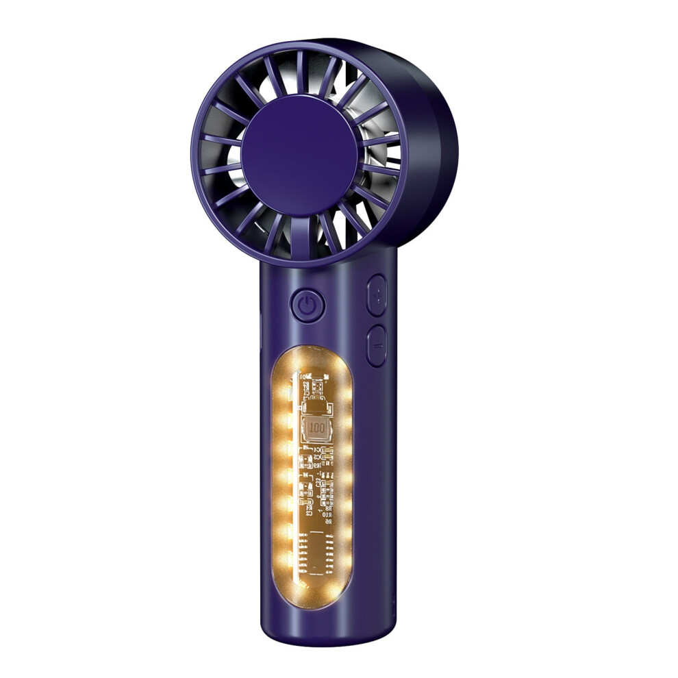 Handheld Mini Fan With Night Light 3600Mah 3-15H 908436002493