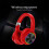 Quinlirra Wireless Gaming Headset Bluetooth 5.0 Red 5