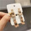 Pendientes de conejo osito kawaii peluche1par 4