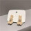 Pendientes de conejo osito kawaii peluche1par 5