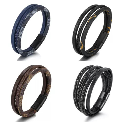 Herrenarmband aus PU-Leder mit Magnetverschluss 15 2