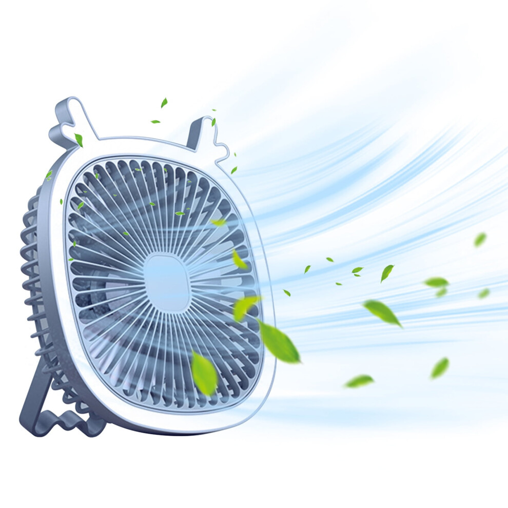 Ozmmyan Night Light Fan Portable Mini Desktop Fan 971050914374