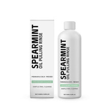 Amz Spearmint Mint Mouthwash - Freshens Breath, Naturally Lingering Fragrance, Gentle Teeth Cleaning, Family And Commuter Portable Pack